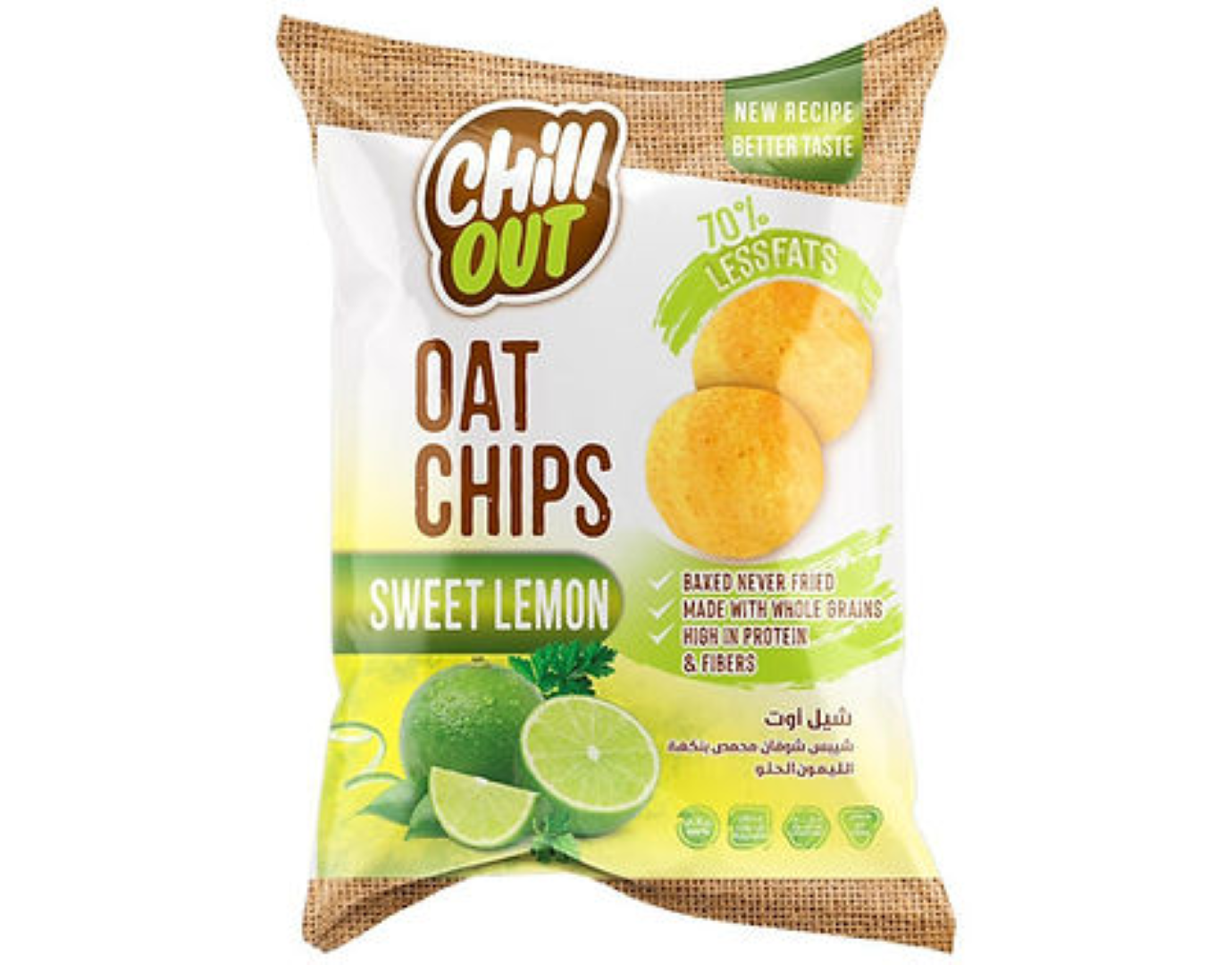 CHILL OUT CHIPS SWEET LEMON 60G